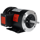 Jet Pump Motor, 2 HP, 3600 RPM, 230/460V, 56J Frame, C-Face with Removable Base