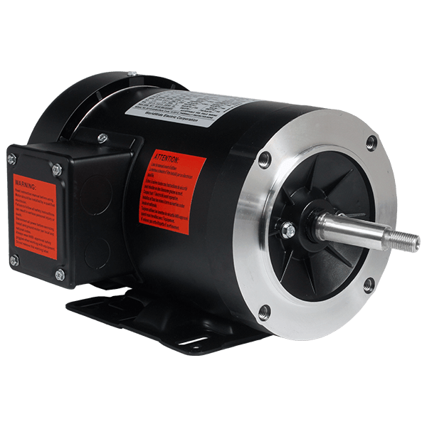 Jet Pump Motor, 1.5 HP, 3600 RPM, 230/460V, 56J Frame, C-Face with Removable Base