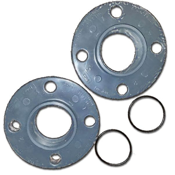AquaMatic K526-L – 2-1/2 inch, Flange Adapters – PVC Flange Adapter Kit with EP O-rings, Obsoleted, New Part # 1070252 - K52 Thermoplastic Valves
