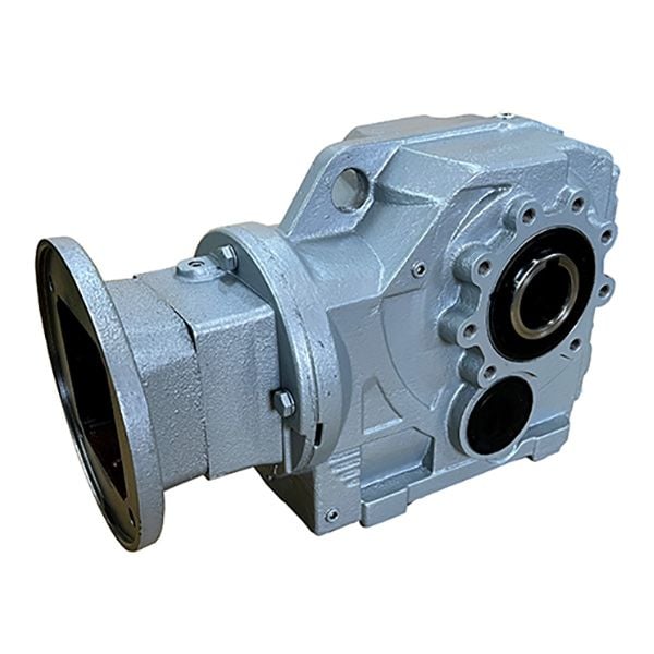 KAN Series Helical-Bevel Gear Reducer, Box Size 67, 30:1 Ratio, 182/4TC Frame
