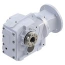 KAN Series Helical-Bevel Gear Reducer, Box Size 97, 20:1 Ratio, 213/5TC, with Power Lock Left