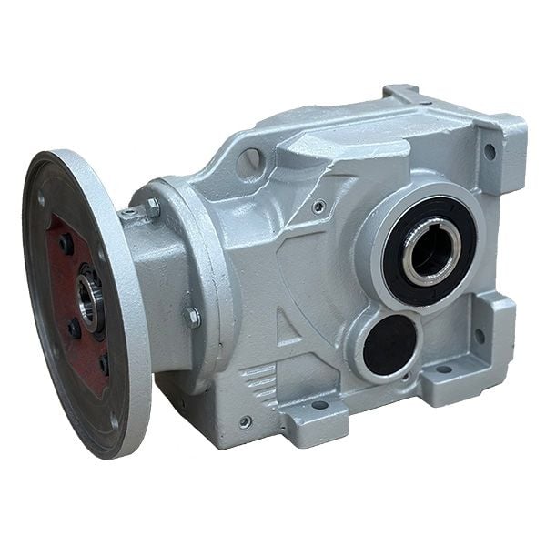 KHN Series Helical-Bevel Gear Reducer, Box Size 37, 7.5:1 Ratio, 56C Frame