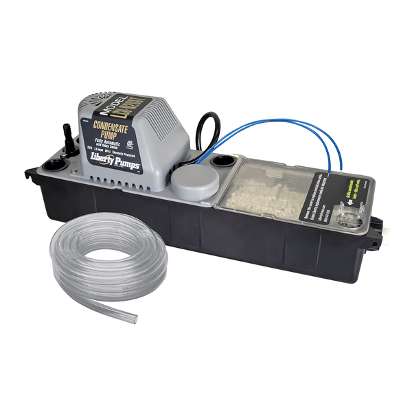 Liberty LCU-15T, Automatic Condensate Removal Pump w/ Tubing 1/50 HP, 115v, 80 GPH, 6 ft Cord