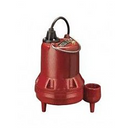 Liberty LE52M, Manual Submersible Sewage Pump , 1/2 HP, 208-230 Volts, 1 Phase, 2" FNPT Discharge, 158 GPM Max, 24 ft Max Head, 10 ft Cord