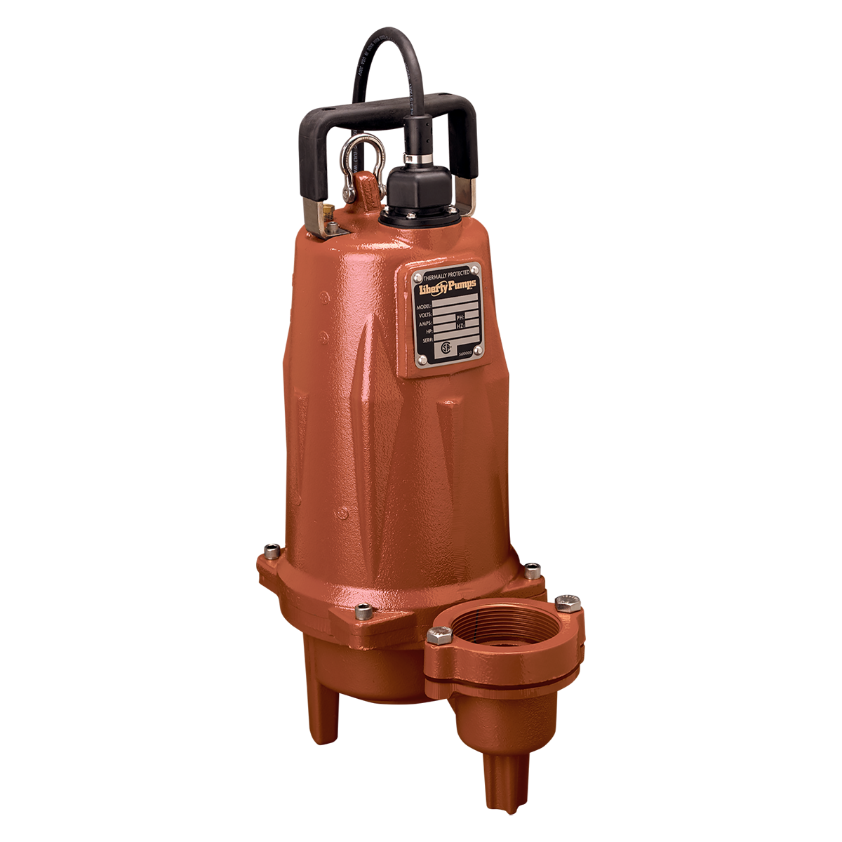 Liberty Sewage Pump LEH200 Series 2 HP 208-230V 3 Phase 2" Flanged Discharge (LEH203M2-2)