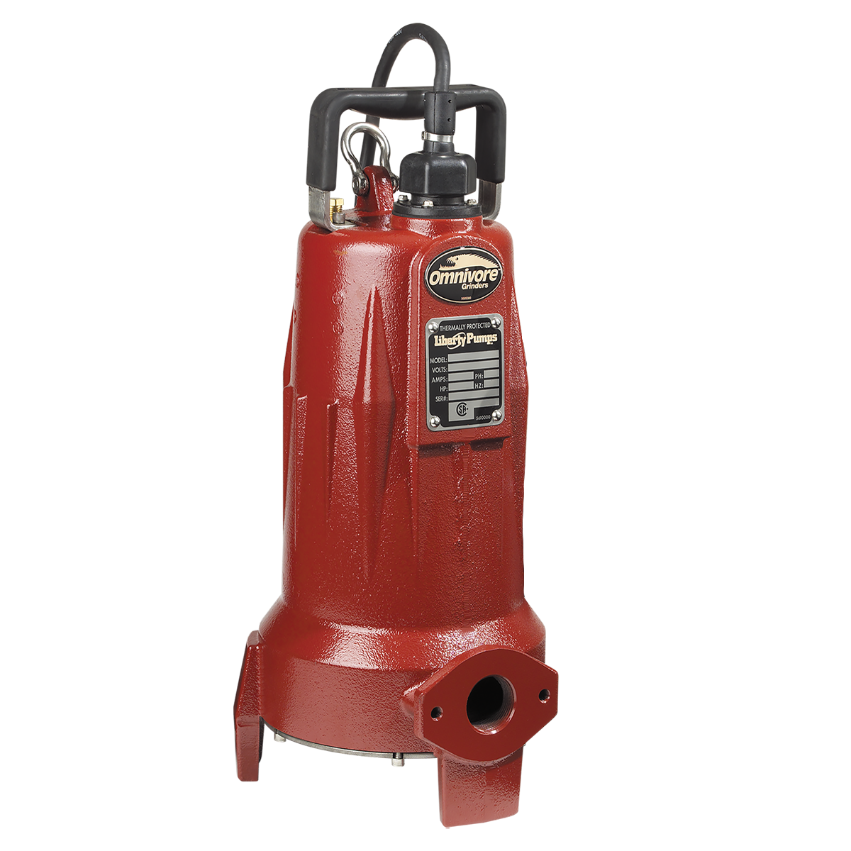 Liberty Grinder Pump LSG200 Series 2 HP 208-230V 3 Phase 1-1/4" Discharge (LSG203M)