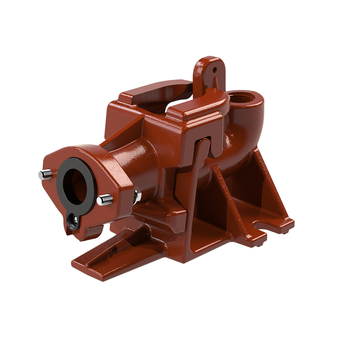 Liberty Guide Rail Base for LSG & LSGX Grinder Pumps, 1-1/4" guide rail pipe, cast iron (GR20)
