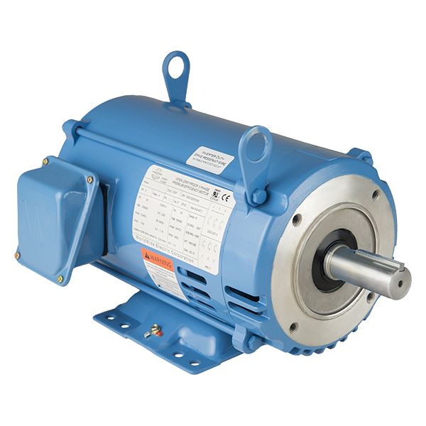General Purpose Motor, ODP, 10 HP, 3600 RPM, 230/460V, 213TC Frame, C-Face with Feet