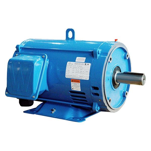 General Purpose Motor, ODP, 15 HP, 1800 RPM, 230/460V, 254TC Frame, C-Face with Feet