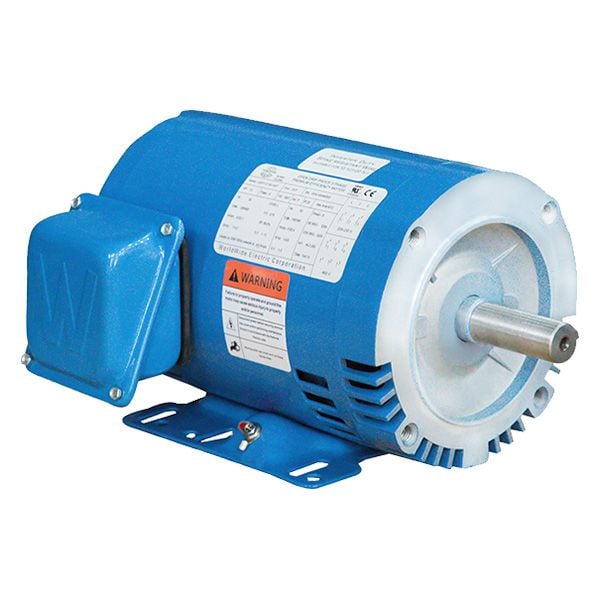 General Purpose Motor, ODP, 1.5 HP, 3600 RPM, 230/460V, 143TC Frame, C-Face with Feet