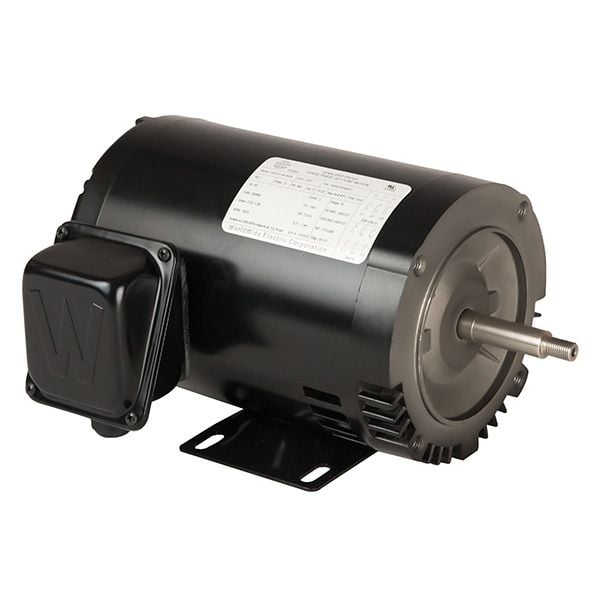 Jet Pump Motor, ODP Enclosure, 0.3 HP, 3600 RPM, 230/460V, 56J Frame, C-Face with Removable Base