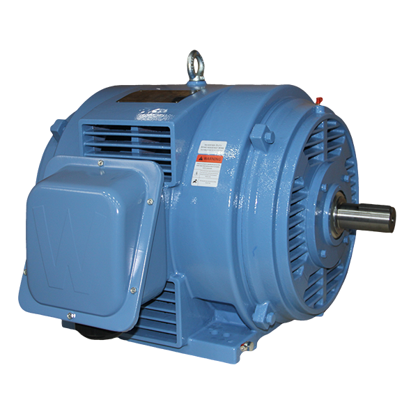 General Purpose Motor, ODP, 125 HP, 3600 RPM, 230/460V, 404TS Frame, Rigid Base