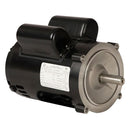 Jet Pump Motor, ODP Enclosure, 1 HP, 3600 RPM, 115/230V, 56C Frame, C-Face Round Body (Footless)