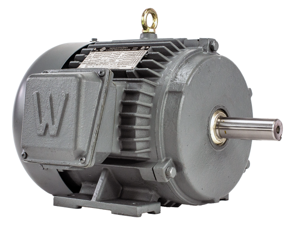 Grain Dryer / Centrifugal Fan Motor, 40 HP, 1800 RPM, 230/460V, 324TZ Frame, Rigid Base