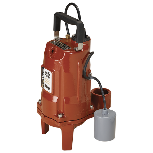 Liberty PRG101A, ProVore Grinder Pump with Mechanical Wide Angle Float Switch, PRG Series, 1 HP, 115 Volts, 1 Phase, 2" Vertical Discharge, 46 GPM Max, 50 ft Max Head, 10 ft Cord, Automatic