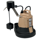 Liberty S37, Sump Pump with Integrally Wired Vertical Float Switch, 1/3 HP, 115 Volts, 1 Phase, 1-1/2" NPT Discharge, 45 GPM Max, 25 ft Max Head, 10 ft Cord