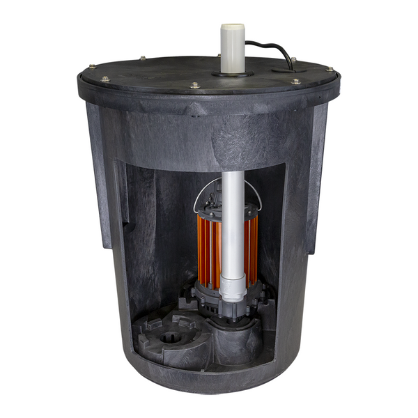 Liberty SPAC-237, Model 237, 1/3 HP,115 Volt, Assembled Sump Kit, 18" x 22" Basin With Cover, 10 ft Cord