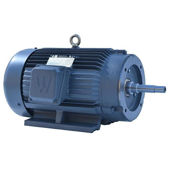 Close Coupled Motor, TEFC, 2 HP, 3600 RPM, 230/460V, 145JM Frame, C-Face with Feet
