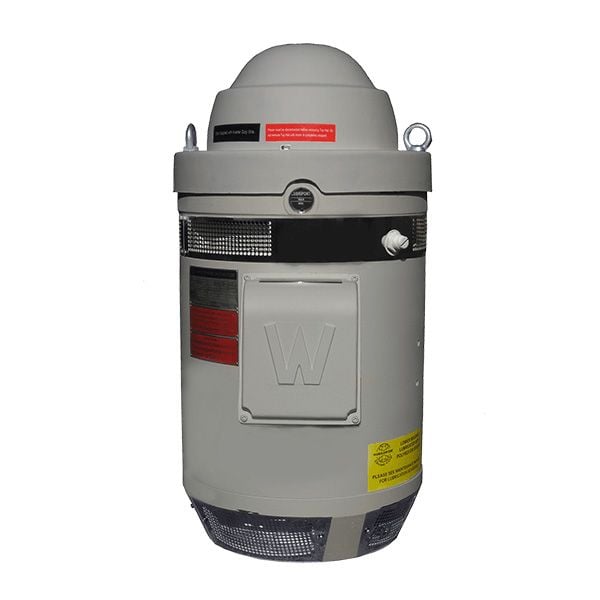 Vertical Hollow Shaft Motor, 75 HP, 1800 RPM, 230/460V, 365TP Frame, P-Base
