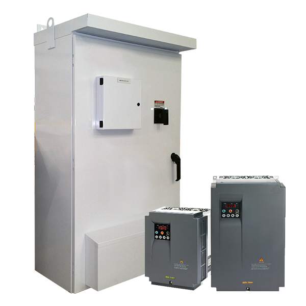 WCD Configured NEMA 3R Panel, Hyundai N700E, 460V, 7.5 HP, 12 Amps CT, 15 Amps VT