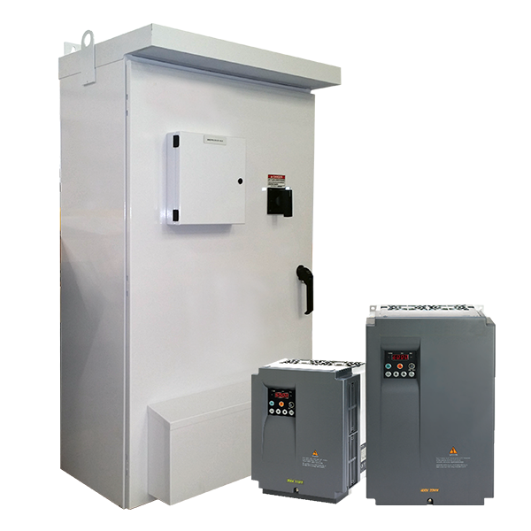 WCD Configured NEMA 3R Panel, Hyundai N700E, 230V, 75 HP, 211 Amps CT, 261 Amps VT