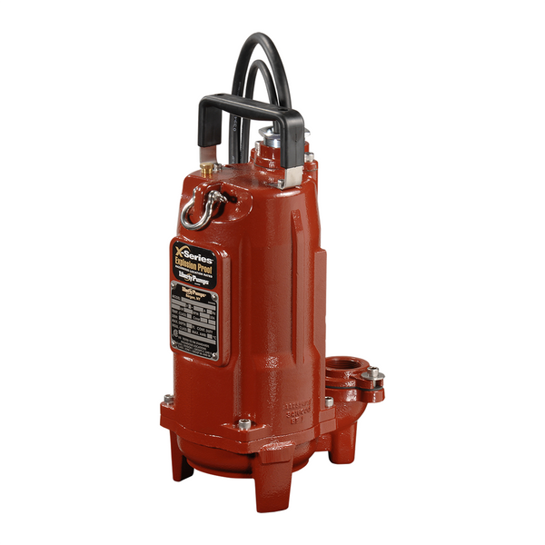 Liberty XFL73BM-2, XLF70 Series, Explosion Proof Effluent Pump, 3/4 HP, 208-230 Volts, 3 Phase, 2" NPT Discharge with 1-1/2" NPT Flange, 120 GPM Max, 47 ft Max Head, 25 ft Cord, Manual
