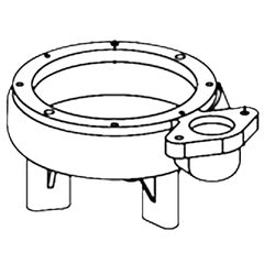 Barnes Pump Repair Part Body, CI, 7.50" ID (055400)