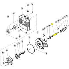 Barnes Pump Repair Part 1.25" OD Shaft, 10.218" LG (018874)