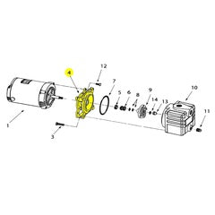 AMT Pump Repair Part 289-2EXCI Adapter Machined (1560-000-01)