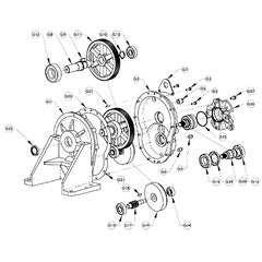 AMT Pump Repair Part Gear Box Assembled GF (3354-402-90)