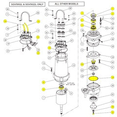 Barnes Pump Repair Kit LGHPSGV 5HP 1PH (115772)