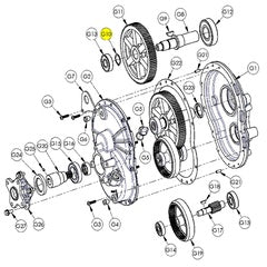AMT Pump Repair Part EXT Retaining Ring 1.125 Dia Shaft (1806-064-00)