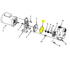 AMT Pump Repair Part VITON Gasket/O-Ring Subgroup Kit (4295-300-90)