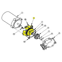 AMT Pump Repair Part Adapter XCI Vert Circulator MBV -01 (5690-031-00)