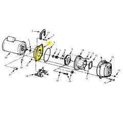 AMT Pump Repair Part Adapter E XCI Mach (1608-011-01)