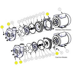 AMT Pumps Casing Kit 502-503 Straight Centrifugal Series (5030-001-95)