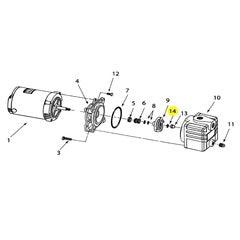 AMT Pump Repair Part TEFLON WASHER 0.44ID X 0.63OD X 0.03 THK (1471-020-00)