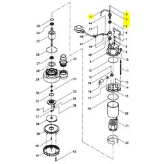 Pump Repair Part 2" Submersible Power Cord Kit (598A-350-90)