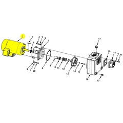 AMT Pump Repair Part 7.5HP 3PH 230/460V (1627-353-00)