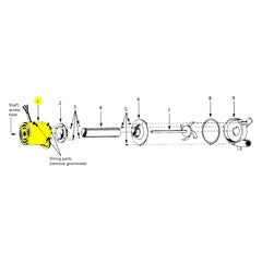 AMT Pump Repair Part 0.04HP 1PH 115V TEFC TYPE 63 RECR MOTOR (1626-055-00)