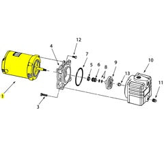 AMT Pump Repair Part 1/2HP 3PH ODP 208-230/460 (1626-013-00)