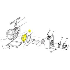 AMT Pump Repair Part 242-2GFXCI Adapter Machined (1474-000-01)