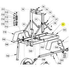 AMT Pump Repair Part MOUNT FRAME SUBGROUP (5585-100-90)