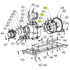 AMT Pump Repair Part Volute Subgroup 6" Trash Pumps (5585-150-95)