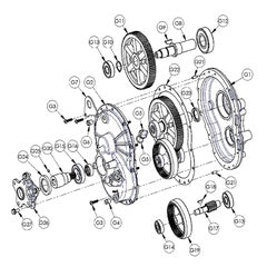 AMT Pumps Gear Box Assy Kit 3" (3370-090-96)