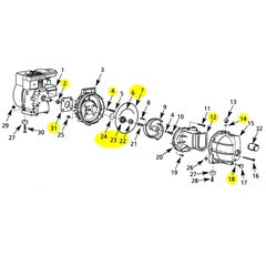 AMT Pump Repair Kit BUNA Seal & Gasket for 3824-99, 3825-99 & 382A-99 (3827-300-91)