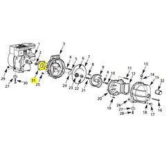 AMT Pump Repair Part Adapter to Engine Shim/Gasket (2102-002-00)