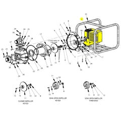 AMT Pump Repair Part HONDA GX200 Recoil Start 5/8 THD Shaft OHV Engine (1639-070-00)