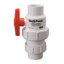 Liberty BCV200, Ball/Check Valve Combo with Union, PVC, 2" Connection