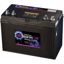 Liberty B12V27-AGM, StormCell 12V AGM Maintenance Free Battery, Group 27